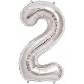 2 Yaş Gümüş Balon