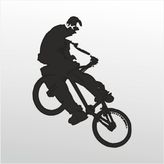 20 cm Bisiklet Folyo Sticker