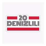 20 Denizli Plaka Araba Sticker Yapıştırması