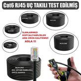 20 Metre Cat6 Iç Dış Ortam Internet Ethernet Kablosu Kalın