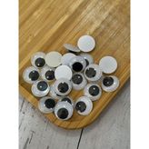 20 mm Oynar Göz Siyah 50 Çift