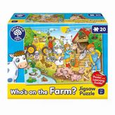 20 Parça Puzzle: Çiftlikte Kim Var?