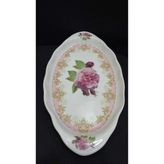 2012 England Fince Bone China Vintage Rose Tepsi Porselen 25CM Çeyizlik Sofra Sunum 1 Adet