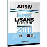 2018 Kpss Lisans Arşiv Serisi Tıpkı Basım Çıkmış Sorular