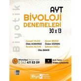 2022 AYT Biyoloji 30x13 Deneme