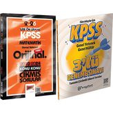 2026 Kpss Lise-Önlisans Matematik Orijinal 2010-2024 Konu Konu Çıkmış Sorular + 3lü Deneme Hediye
