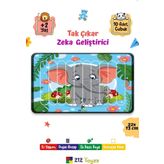 212Toyzz Eğitici Öğretici Zeka Geliştirici Sevimli Ahşap Çubuk Puzzle Yap Boz