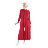 2150_Tesettür Kaşkorse Tunik- Pantolon