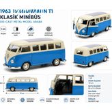 22095 1 24 1963 Model Araç T1 Bus 12 - Siyah