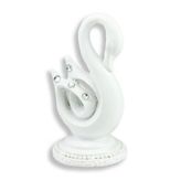 24 Adet Zarif Kuğu Biblo 3x6cm