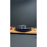 24 cm Çift Kulp Granit Tava - Mor