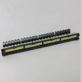 24 Port Cat6 Çevirmeli Patch Panel Dolu
