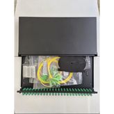 24 Port Fiber Optik Apc Patch Panel Set