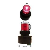 24V Buzzer Korna Led Işıklı Dc/Ac 95 Db