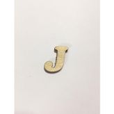 2,5cm Ahşap Harf ve Rakamlar - J