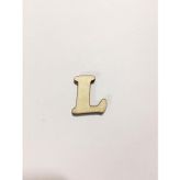 2,5cm Ahşap Harf ve Rakamlar - L