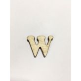 2,5cm Ahşap Harf ve Rakamlar - W