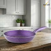 28 Cm Granit Tek Saplı Tava - Violet
