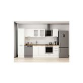 285X210 Cm Klasik Mebran Mutfak Dolabı Beyaz Beyaz Mb-E80B45S40-3 Mebran | Beyaz - Suntalam