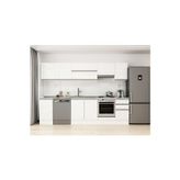 290X210 Cm High Gloss Mutfak Dolabı M-E80S45S45-1 High Gloss | Beyaz - Suntalam