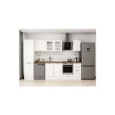 290X210 Cm Klasik Mebran Mutfak Dolabı Beyaz Beyaz Mb-E80B50S40-3 Mebran | Beyaz - Suntalam