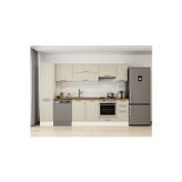 295X210 Cm Klasik Mebran Mutfak Dolabı Beyaz Mb-E90B45S40-1 Mebran | Kumtaşı - Suntalam