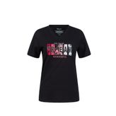 2AS Alone Baskılı V Yaka Kadın T-Shirt 404