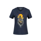 2AS Alone Baskılı V Yaka Kadın T-Shirt 413