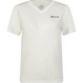 2AS Freda V Yaka Bayan T-Shirt - Beyaz