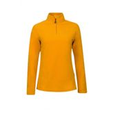 2AS Pinna Yarım Fermuarlı Koyu Sarı Polar Kadın Sweatshirt