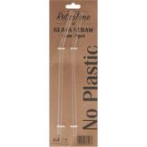 2'li Cam Pipet - Şeffaf - 21 cm