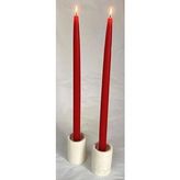 2Lİ KIRMIZI UZUN ŞAMDAN MUM (42 CM)