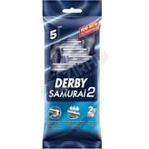 3 Adet Derby Samurai 2 Bıçaklı 5'li Poşet Klasik