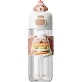 3 Adet Diller Tritan Matara 600 ml Boyun Askılı D2551