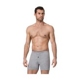 3 Adet Gri Renk Penye Boxer