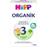 3 Adet Hipp 3 Organik Devam Sütü 500 Gr