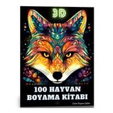 3 Boyutlu 100 Hayvan Boyama Kitabi