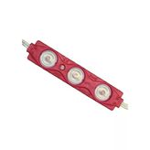 3 Lensli Modül Led-Kırmızı-1.5W-12V