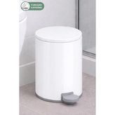 3 Lt Banyo Mutfak Ofis Çelik Çöp Kovası - Beyaz
