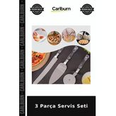 3 Parça Servis Seti Pasta Bıçağı Sofra Sunumu Çeyiz Ürünü