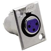 3 Pin XLR Dişi Konnektör