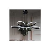 3 Renk LED Avize Papatya - Siyah