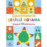3 + Yaş Çıkartmalarla Şekilli Boyama