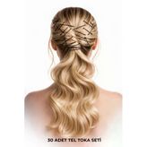30 Adet Siyah/Black Tel Toka