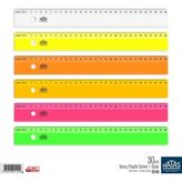 30 cm Geniş Plastik Cetvel / Opak 1 Adet