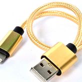 30 Cm Halat Lightning Usb Kablo Gold