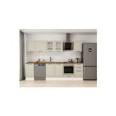 300X210 Cm Klasik Mebran Mutfak Dolabı Beyaz M-E90S45S45-3 Mebran | Kumtaşı - Suntalam