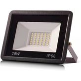 30W LED spot, dış mekan 3000lm LED duvar spot lambası, dış mekan spot ışığı, soğuk beyaz 6000 K su geçirmez IP66 LED ışıklı spot, atölye garaj bahçe için