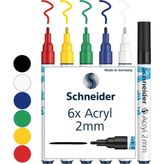 310 Akrilik Marker 2mm SET/1-120195 6 Lı - --