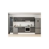 310X210 Cm High Gloss Mutfak Dolabı Mb-E90B40S60-1 High Gloss | Antrasit - Suntalam
